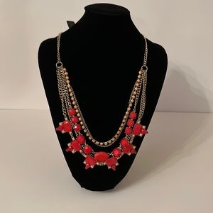 3 for $20 J Crew Multi Strand Coral Necklace